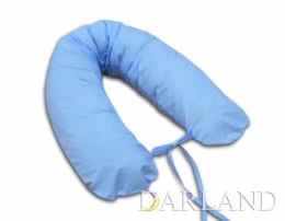 Poduszka dla kobiet w ciąży - pepitka błękitna