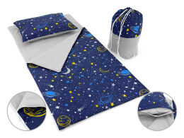 Planety - Śpiworek do przedszkola 145 x 75