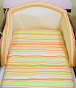 Ochraniacz 120x60 marchewkowe paski