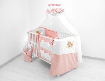 Pościel 14el - brudny róż