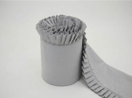 Ochraniacz z falbanką - Szary kolekcja Glamur