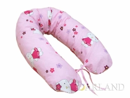 Poduszka dla kobiet w ciąży - kotki w różu