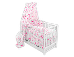 Łóżeczko z wyposażeniem - 15el ochraniacz [SZB]