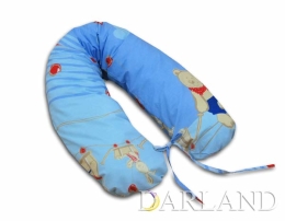 Poduszka dla kobiet w ciąży - balony w błękicie