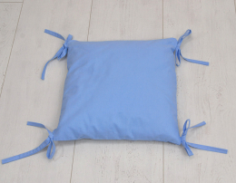 Poduszka bawełniana - Niebieska
