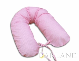 Poduszka dla kobiet w ciąży - pepitka różowa