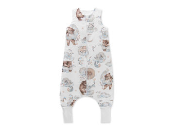 romantic niebieski -1,5 TOG Śpiworek całoroczny ze skarpetkami