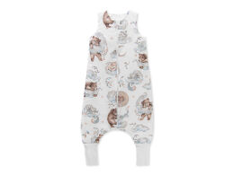 romantic niebieski -1,5 TOG Śpiworek całoroczny ze skarpetkami