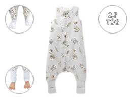 gąski -2,5 TOG Śpiworek ocieplany ze skarpetkami