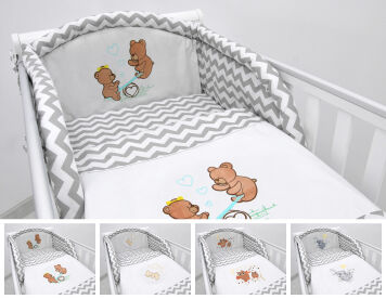 Pościel 3el - szary zygzak