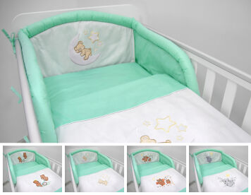Pościel 3el - miętowa