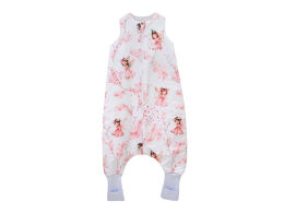 wróżka róż-1,5 TOG Śpiworek całoroczny ze skarpetkami