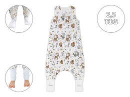 forest -2,5 TOG Śpiworek ocieplany ze skarpetkami