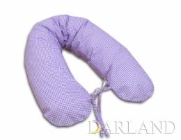 Poduszka dla kobiet w ciąży - pepitka fioletowa