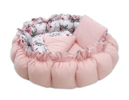 Dwustronna mata / basenik / gniazdo + kocyk i podusia